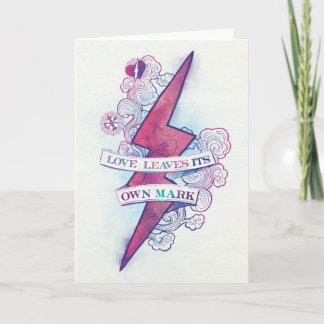 Carte Harry Potter Spell | Love Feuilles son propre Mark