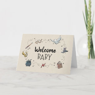Carte HARRY POTTER™ Welcome Baby Félicitations