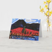 Carte Hartley - Mont Katahdin, Maine, États-Unis (Fleur jaune)