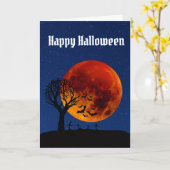 Carte Harvest Moon Halloween (Fleur jaune)