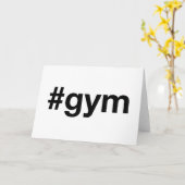 Carte Hashtag GYM (Fleur jaune)