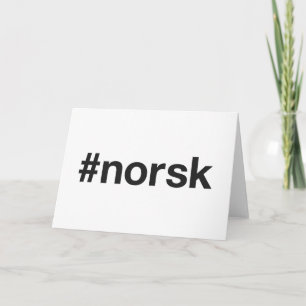 Carte Hashtag NORSK