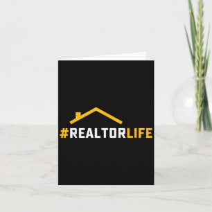 Carte Hashtag Realtorlife House Broker immobilier Real E