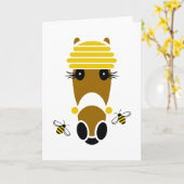 Carte Hattingdon Casquette de ruche (Fleur jaune)
