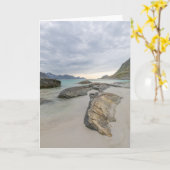 Carte Haukland Lofoten (Fleur jaune)