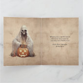 Carte Hauned House Ghost Happy Halloween (Intérieur)