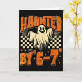 Carte Haunted By 67 Funny Haunted By Six Seven Halloween (Fleur jaune)