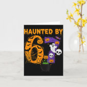 Carte Haunted By 67 – Funny Six Seven Meme 6 7 Halloween (Fleur jaune)