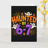 Carte Haunted By 67 Funny Six Seven Meme Soky Ghost Hall (Fleur jaune)
