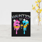 Carte Haunted By 67 Ice Cream Drip Funny Six Seven Meme (Fleur jaune)