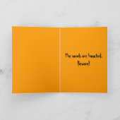 Carte Haunted Woods Halloween (Intérieur)