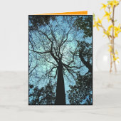 Carte Haunted Woods Halloween (Fleur jaune)