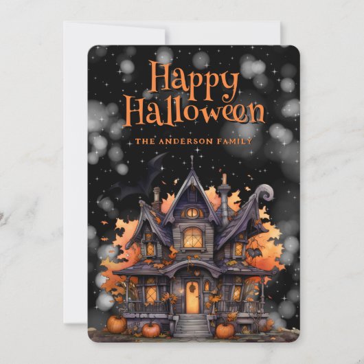Carte Hauny Halloween Citrouilles Hauny (Devant)