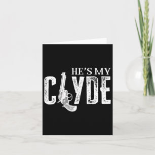 Carte Haut de couple assorti Saint-Valentin Bonnie Clyde