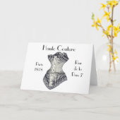 Carte Haute Couture Corset Thunder_Cove (Fleur jaune)