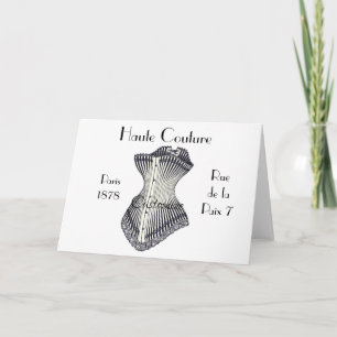 Carte Haute Couture Corset Thunder_Cove