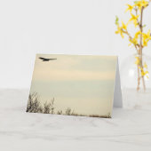 Carte haute note Hawk Flying (Fleur jaune)