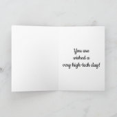 CARTE ****HAUTE TECHNOLOGIE*** SOUHAITS D'ANNIVERSAIRE D (Intérieur)