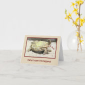 CARTE HAUTEUR/TURTLE ACCIDENT TOURNÉ FLIPPED SUR SON DOS (Fleur jaune)