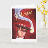 Carte Havana Cigar (Fleur jaune)