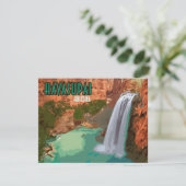 Carte Havasupai Indian Reservation Arizona Flat Card (Debout devant)