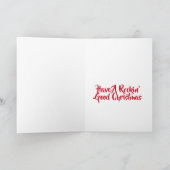 Carte Have A Rockin' Good Christmas Folded Greeting Card (Intérieur)