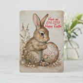 Carte Have An EGG-STRA Happy Easter (Debout devant)