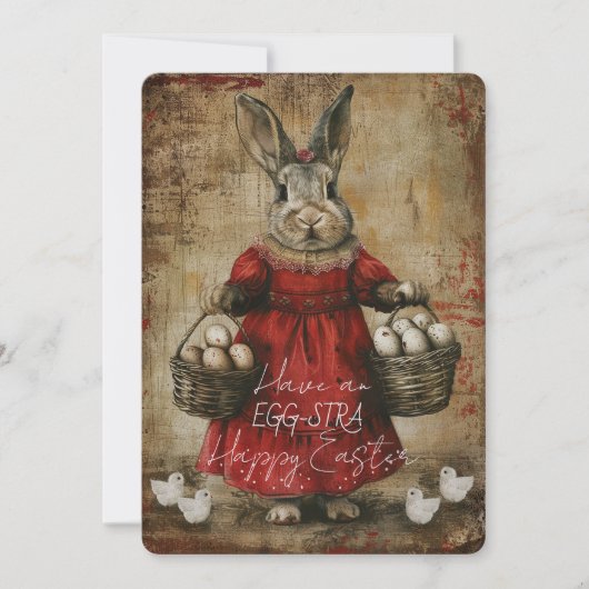 Carte Have An EGG-STRA Happy Easter (Devant)