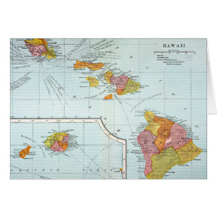 Carte : Hawaï, 1905