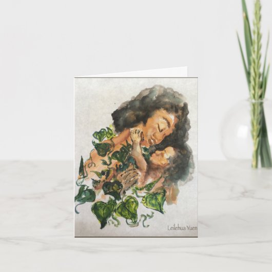 Carte hawaïenne de jour de mères (Devant)