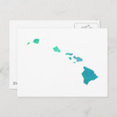 Carte Hawaii (Devant / Derrière)