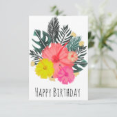 Carte Hawaii Anniversaire Main Draenery Anniversaire (Debout devant)