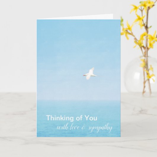 Carte Hawaii Ocean Bird Flying (Fleur jaune)