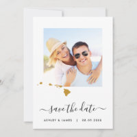 Carte Hawaii photo mariage Enregistrer la carte de