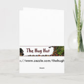 Carte Hawaii rose Cyclamen Fleurs, Anniversaire (Dos)