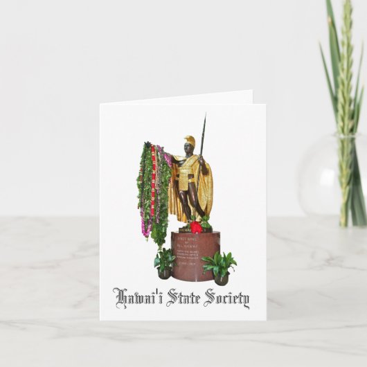 Carte Hawai'i State Society (Devant)