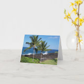 Carte Hawaiian Inspiration Note (Fleur jaune)
