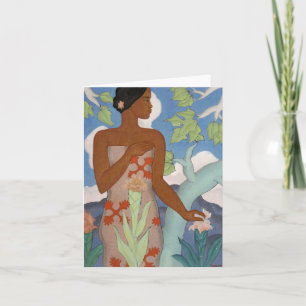 Carte 'Hawaiian Woman' - Arman Manookian Card