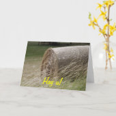 Carte Hay bales, Hay u ! (Fleur jaune)