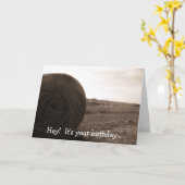 Carte Hay ! C'est ton anniversaire... (Fleur jaune)