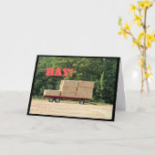 Carte Hay ! Joyeux anniversaire (Fleur jaune)