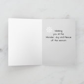 Carte Hay Laisser neiger Horloge Capture Snowflakes Fun (Intérieur)