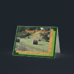 Carte Hayin' Time-customize any occasion<br><div class="desc">This card brings back Memories of haying time and the Memories that went with it. change the words on the front and inside and make it for any occasion you need—use, change or delete the little note on the top inside. Great card Choce for a rancher/farmer or a'want-a-be" rancher/farmer. Go...</div>