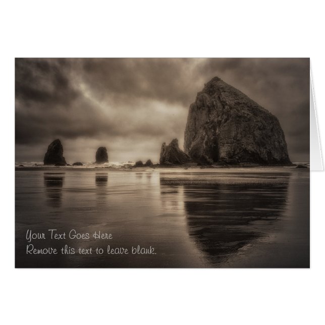 Carte : Haystack Rock Et Aiguilles Tonées (Devant horizontal)