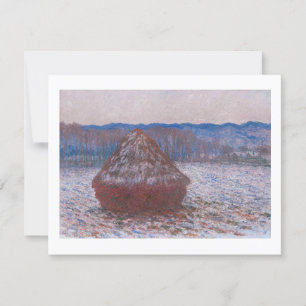 CARTE "HAYSTACKS" 1890-1891 CLAUDE MONET POSTCARD