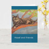 Carte Hazel et ses amis (Fleur jaune)