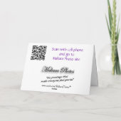 Carte HBday à une Fille-personnaliser (Dos)