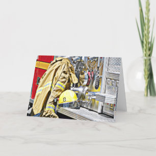 Carte HDR Camion de pompiers et camion de pompiers