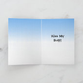 Carte Hé 2020, Embrasse mon Cul Drôle de Nouvel An (Intérieur)