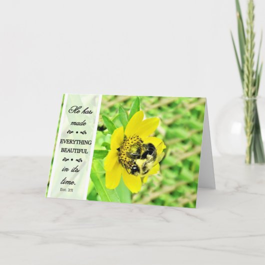 Carte He has Made Everything Beautiful - Ecc 3:11 Blank (Devant)